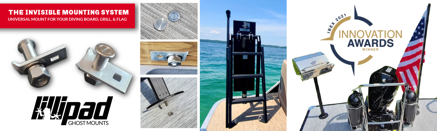 The LilliPad Ghost Mount is the ultimate accessory mounting option for your boat!