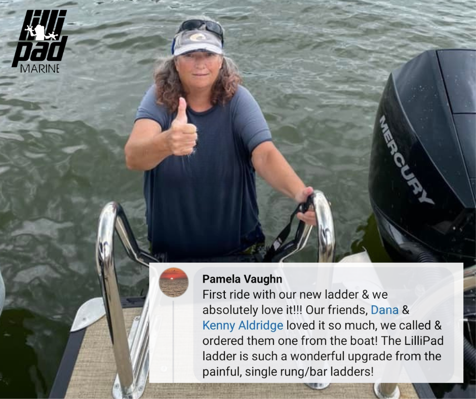 LilliPad Marine Easy Step Boarding Ladder customer review